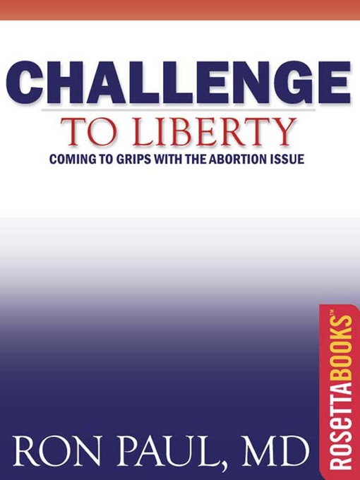 Title details for Challenge to Liberty by Ron Paul - Available